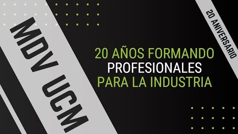 Celebramos 20 aÃ±os formando profesionales para la industria
